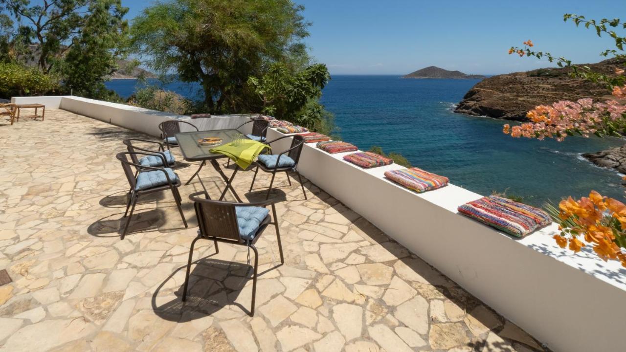 Ivi Beach Front Villa, Leros Vromolithos Exterior foto