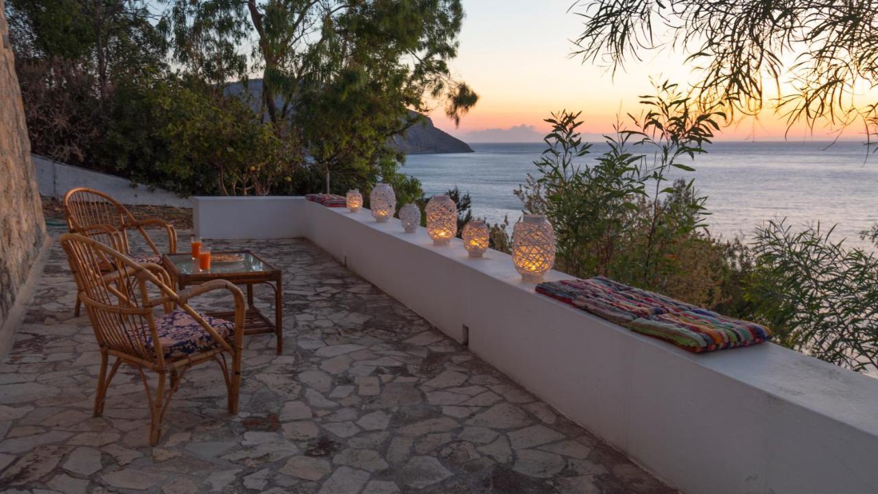 Ivi Beach Front Villa, Leros Vromolithos Exterior foto